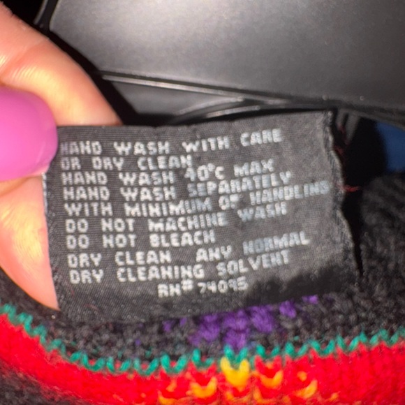 AP Vintage Coogi Australia Pure Wool Sweater Embossed Knit Authentic Size Medium - Picture 5 of 6